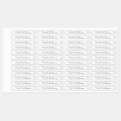 Voeg uw merk zwart-grensproduct toe labels (Vel)