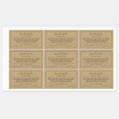 Voeg uw merkgrijze grensinktlijst Kraft toe Labels (Vel)