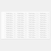 Voeg uw merkkalligrafie-script toe labels (Vel)