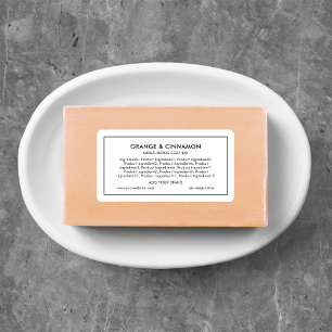 Voeg uw merkminimalistisch modern label Ingrediënt