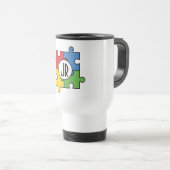 Voeg uw Mok van de Monogramreis/Commuter toe (Voorkant rechts)