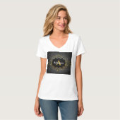 Voeg uw naam en initialen toe t-shirt (Voorkant volledig)