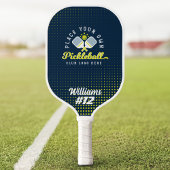Voeg uw Naam en nummer van de Logo Pickelball-team Pickleball Paddle