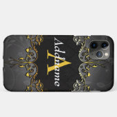 Voeg uw naam en paraaf toe Case-Mate iPhone case (Achterkant (horizontaal))
