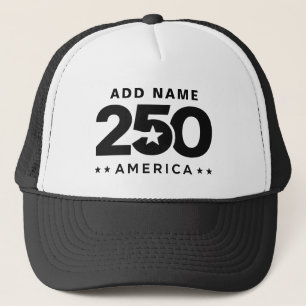 Voeg Uw Naam Toe Aangepast 250 Amerika Onafhankeli Trucker Pet
