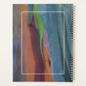 Voeg uw naam toe | Abstract van Regenbooggomboom Planner (Achterkant)