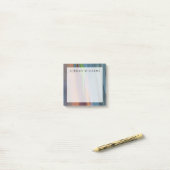 Voeg uw naam toe | Abstract van Regenbooggumboom Post-it® Notes (Op bureau)