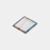 Voeg uw naam toe | Abstract van Regenbooggumboom Post-it® Notes (Schuin)