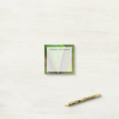 Voeg uw naam toe | Agave Plant Detail Post-it® Notes (Op bureau)