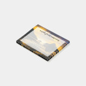 Voeg uw naam toe | Baai van El Nido Zonsondergang Post-it® Notes (Schuin)