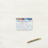 Voeg uw naam toe | Driehoekige vlag decoratie Post-it® Notes (Op bureau)