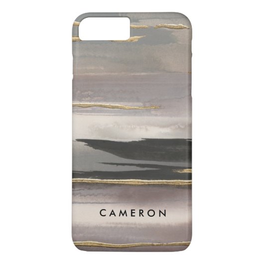 Voeg uw naam toe | Gilded Morning Fog II Goud Case-Mate iPhone Case (Achterkant)