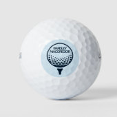 Voeg uw naam toe golfballen (Voorkant)