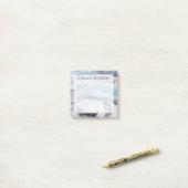 Voeg uw naam toe | Ijs Gletsjerformaties in de win Post-it® Notes (Op bureau)
