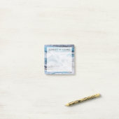 Voeg uw naam toe | Ijsformaties op gletsjer Post-it® Notes (Op bureau)