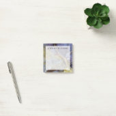 Voeg uw naam toe | Paarse Jaspis Post-it® Notes (Kantoor)