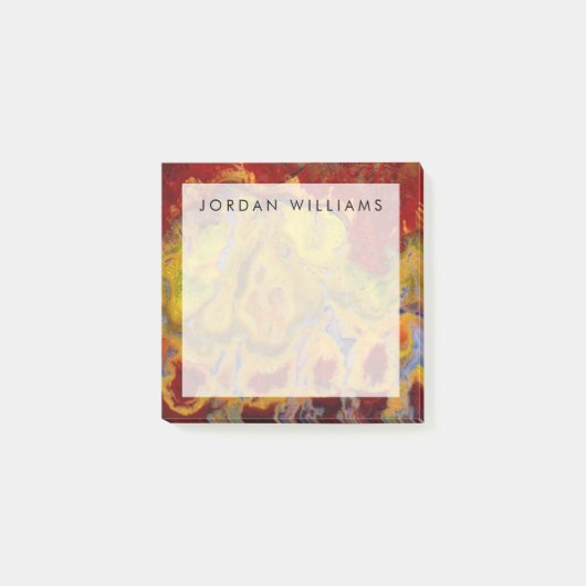 Voeg uw naam toe | Red Crayola Jasper Post-it® Notes (Voorkant)