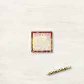 Voeg uw naam toe | Red Crayola Jasper Post-it® Notes (Op bureau)