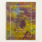 Voeg uw naam toe | Versteend Hout Planner (Voorkant)