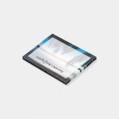 Voeg uw naam toe | Zonsondergang Tropisch zeelands Post-it® Notes (Schuin)