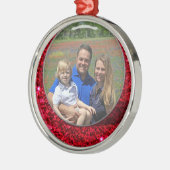 Voeg Uw Naam van Afbeelding toe Versieming aanpast Metalen Ornament (Links)