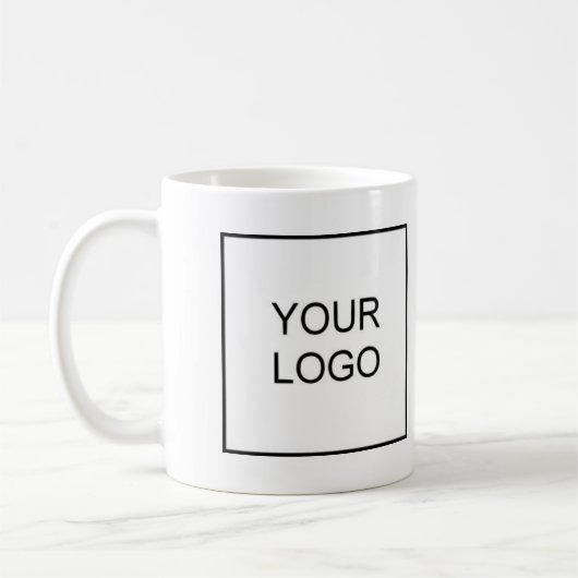 Voeg Uw Naam van BedrijfsBedrijf toe de Tekst van  Koffiemok (Links)