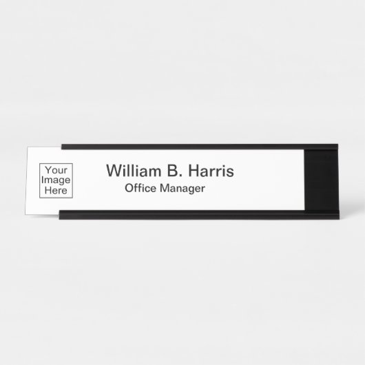 Voeg Uw naamplaatjes van de Logo van het Bedrijf t (Voorkant)