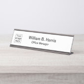 Voeg Uw naamplaatjes van de Logo van het Bedrijf t (Voorkant)