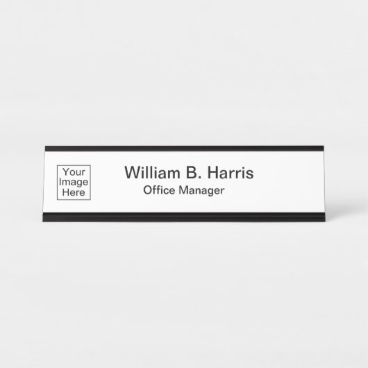 Voeg Uw naamplaatjes van de Logo van het Bedrijf t (Voorkant)