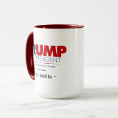 Voeg Uw NaamTrump toe voor President Mok (Voorkant links)