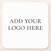 Voeg uw ontwerp aangepaste vierkante Onderzetters (Voorkant)