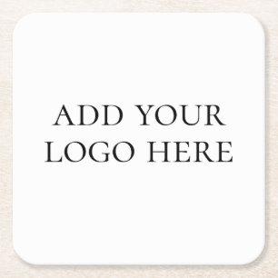 Voeg uw ontwerp aangepaste vierkante Onderzetters