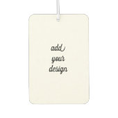 voeg uw ontwerp luchtverfrisser toe (Voorkant)