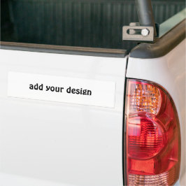 voeg uw ontwerp toe bumpersticker
