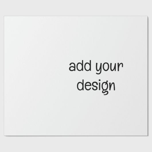 voeg uw ontwerp toe cadeaupapier (Vlak)