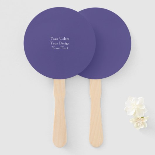 Voeg uw ontwerp toe - Creëer uw eigen ontwerp Handwaaier (Voorkant en achterkant)