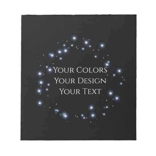 Voeg uw ontwerp toe - Creëer uw eigen ontwerp Notitieblok (Voorkant)