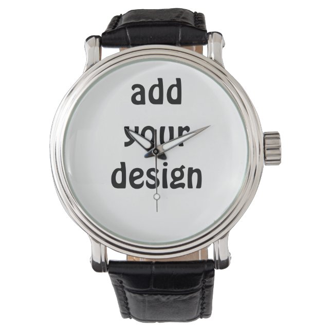 voeg uw ontwerp toe horloge (Voorkant)