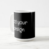 voeg uw ontwerp toe koffiemok (Voorkant links)