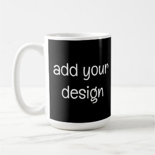 voeg uw ontwerp toe koffiemok
