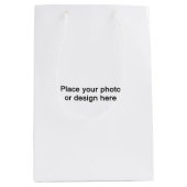 voeg uw ontwerp toe medium cadeauzakje (Voorkant)