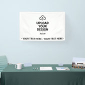 Voeg uw ontwerp toe met een aangepast bericht spandoek (Beurs)
