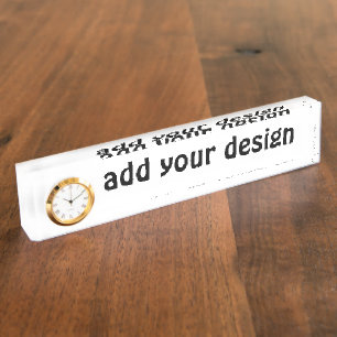 voeg uw ontwerp toe naambordje
