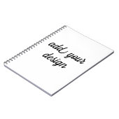 voeg uw ontwerp toe notitieboek (Linkerzijde)