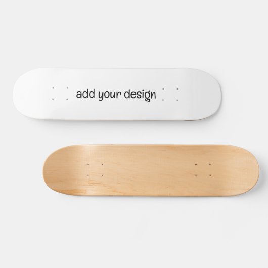 voeg uw ontwerp toe persoonlijk skateboard (Horizontaal)