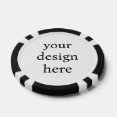 voeg uw ontwerp toe poker chips (Enkel)