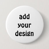 voeg uw ontwerp toe ronde button 7,6 cm (Voorkant)