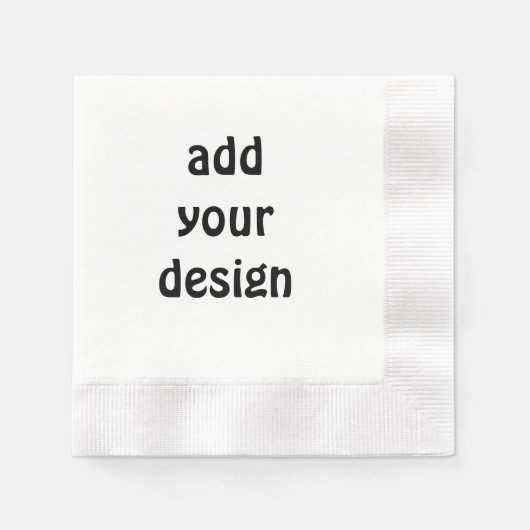 voeg uw ontwerp toe servet (Voorkant)