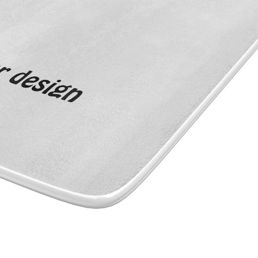 voeg uw ontwerp toe snijplank (Hoek)