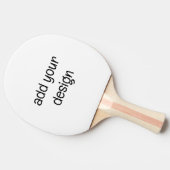 voeg uw ontwerp toe tafeltennisbatje (Zijkant)